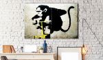 Quadro - Detonatore Scimmia di Banksy