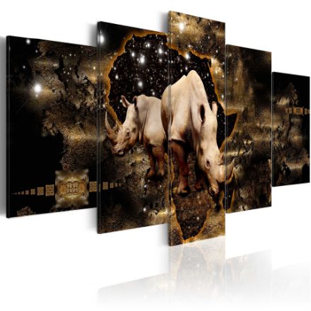 Quadro - Rinoceronte d'oro