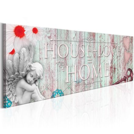 Quadro - Casa: Casa+ Amore