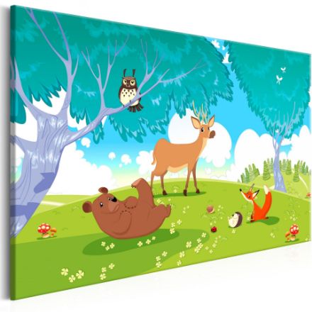 Quadro - Amici Animali (1 pannello)