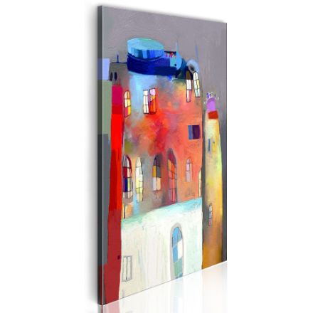 Quadro - Casetta iridata