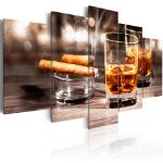 Quadro - Sigaro e whisky