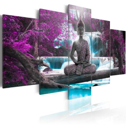 Quadro - Cascata e Buddha