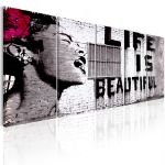 Quadro - Banksy: La Vita è Bella