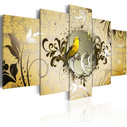 Quadro - Canto dell'uccello giallo