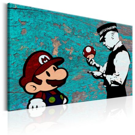 Quadro - Banksy sul Legno