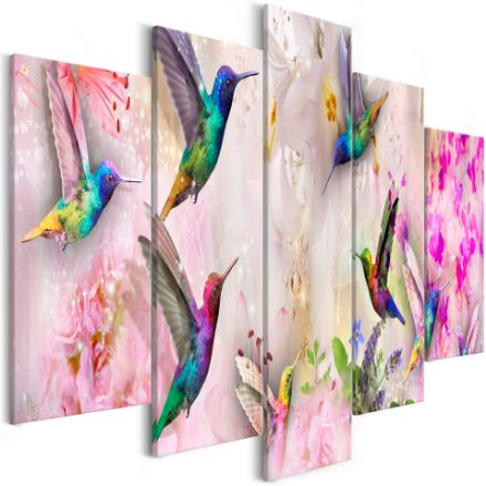 Quadro - Colibrì colorati
