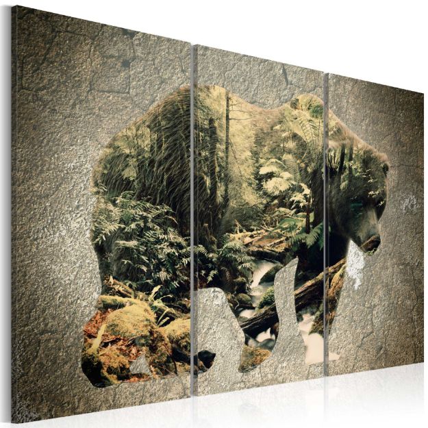 Quadro - Orso nella foresta