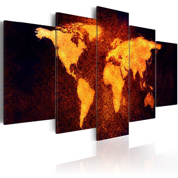 Quadro - Mappamondo Lava Caldo