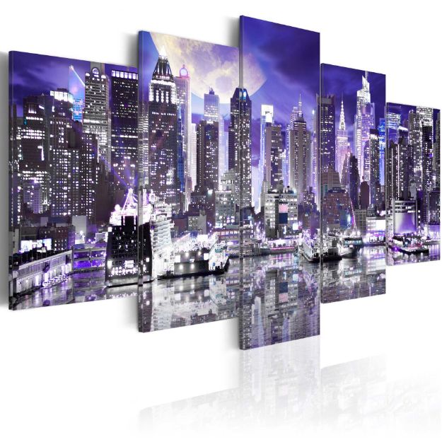 Quadro - Notte di luna a New York City