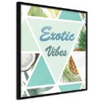 Poster - Mosaico Tropicale (Quadrato)