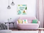 Poster - Mosaico Tropicale (Quadrato)