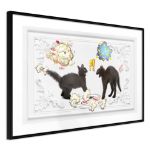 Poster - Lotta tra gatti
