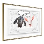 Poster - Conversazione di due capre