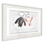Poster - Conversazione di due capre