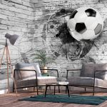 Fotomurale adesivo - Calcio Dinamico