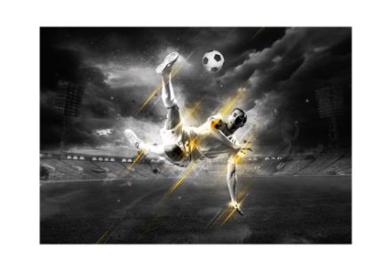 Fotomurale adesivo - Calcio Dinamico