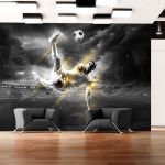 Fotomurale adesivo - Calcio Dinamico