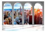 Fotomurale adesivo - Pilastri e New York