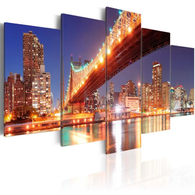 Quadro - Riflessi dorati: New York