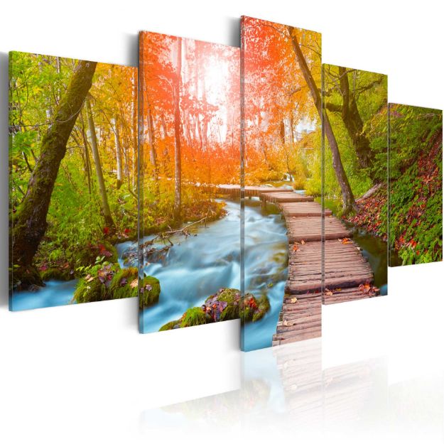 Quadro - In riva al fiume