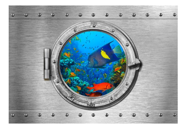 Fotomurale adesivo - Paesaggio sottomarino