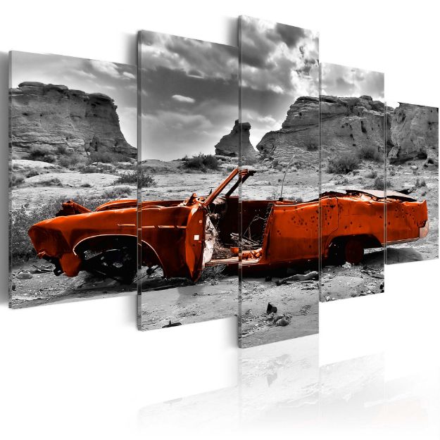 Quadro - Macchina arancione