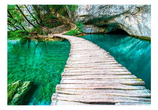 Fotomurale adesivo - Parco Nazionale dei laghi di Plitvice, Croazia