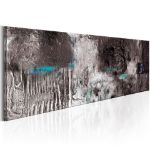 Quadro dipinto - Macchina Argento