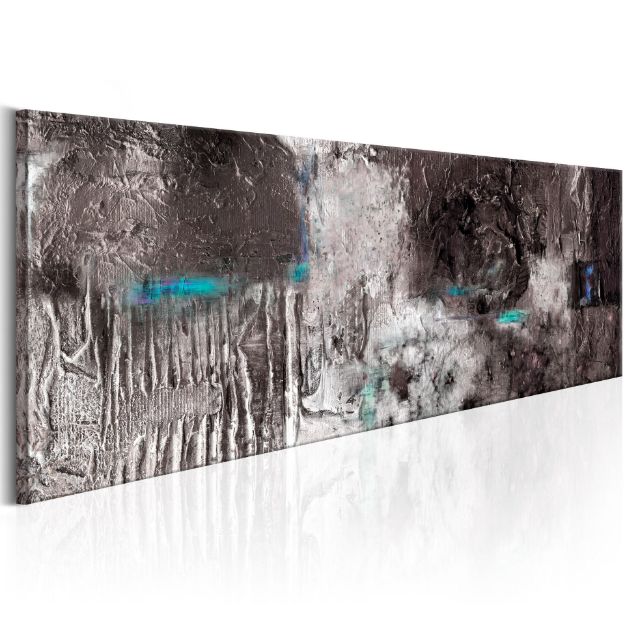 Quadro dipinto - Macchina Argento