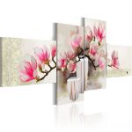 Quadro dipinto - Profumo di magnolia
