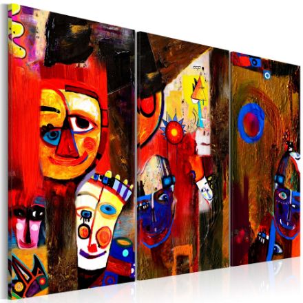 Quadro dipinto - Carnevale astratto