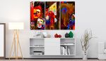Quadro dipinto - Carnevale astratto