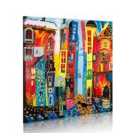 Quadro dipinto - strada magica