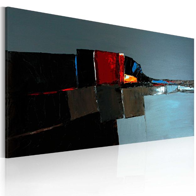 Quadro dipinto - Elefante astratto