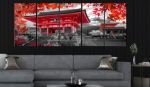 Quadro - Kyoto, Giappone (5 Parti)