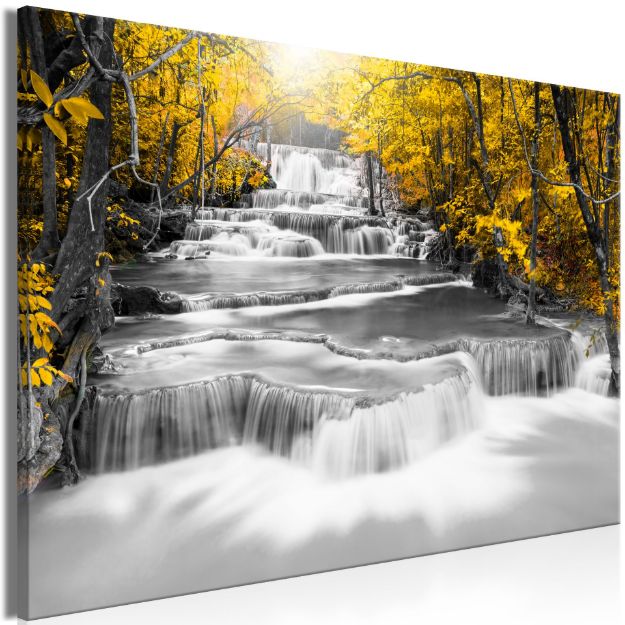 Quadro - Cascata di pensieri Giallo