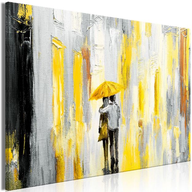 Quadro - Ombrello in Amore Giallo