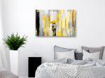 Quadro - Ombrello in Amore Giallo