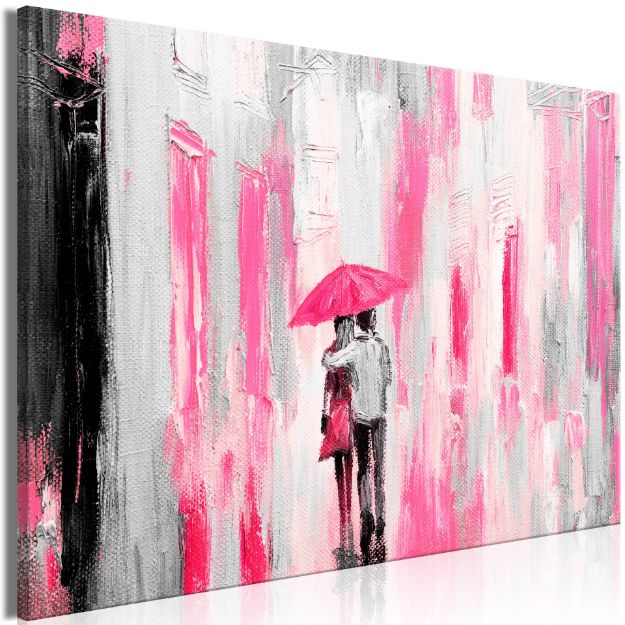 Quadro - Ombrello in Amore Rosa