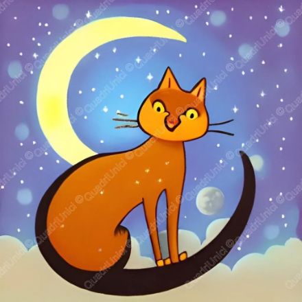 QuadroUnico - La Luna e il Gatto