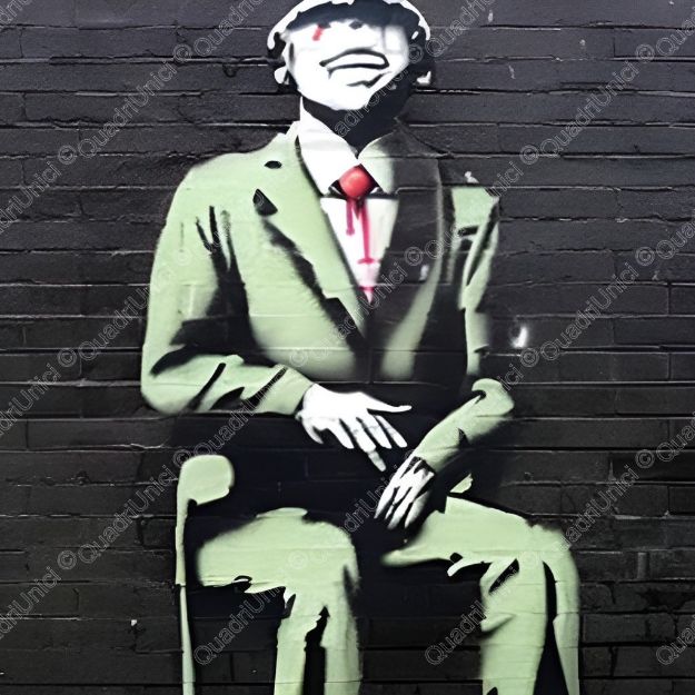 QuadroUnico - Banksy: Sorriso Grande