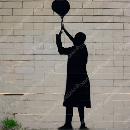QuadroUnico - Banksy: Vola Palloncino