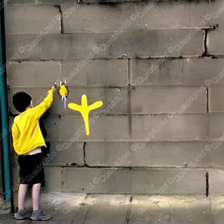 QuadroUnico - Banksy: Pittura Murale
