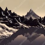 QuadroUnico - Neve in Montagna