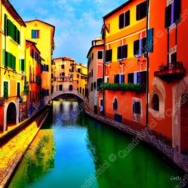 QuadroUnico - Borghetto Colorato