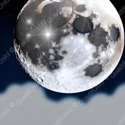 QuadroUnico - Cratere Lunare