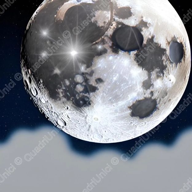 QuadroUnico - Cratere Lunare
