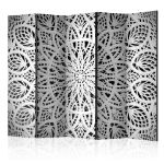 Paravento -  Mandala Bianco 5 pannelli 