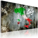 Quadro - Mappa artistica d'Italia